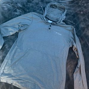 Columbia white and black long sleeve